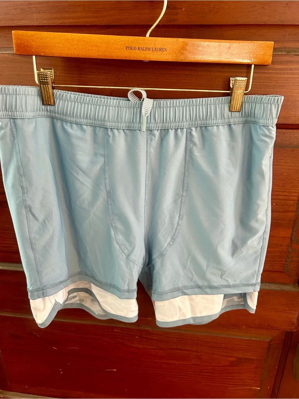BURLEBO Light Blue Camo Swim Trunks 🔥🔥NEW IN STORES🔥🔥New WithOUT Tags size Med